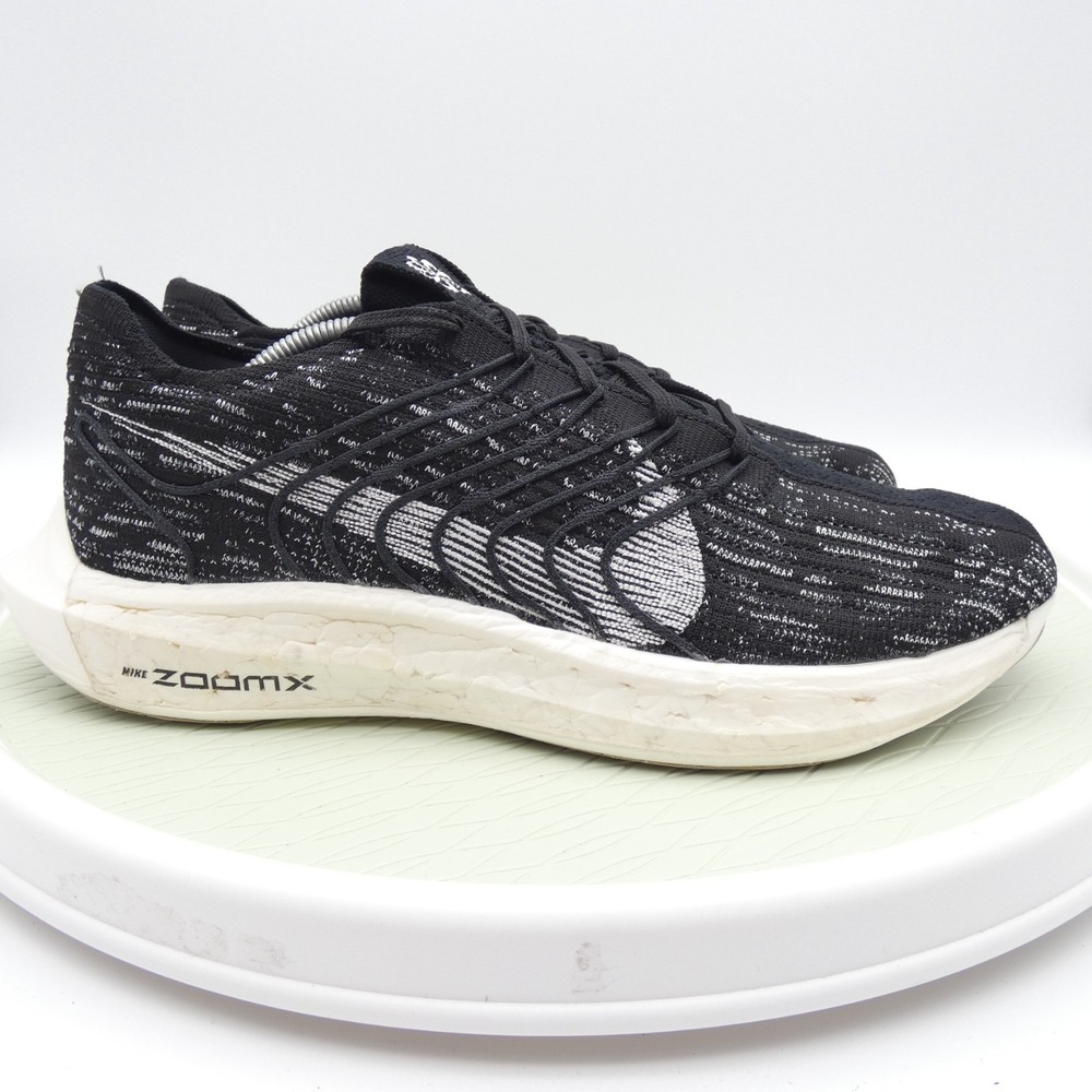 Nike ZoomX Pegasus Turbo Next Nature DM3413-001 Mens 12 Running Shoes Black Sail - Picture 3 of 10